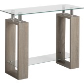 Milan Console Table Charcoal/Glass